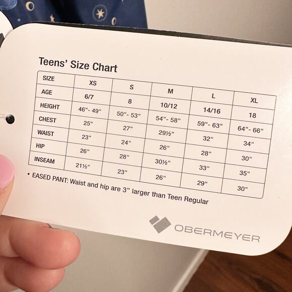 Obermeyer Teen Girls Taja Print Jacket Blue Celestial - Juniors Size XL - NWT - Picture 9 of 15